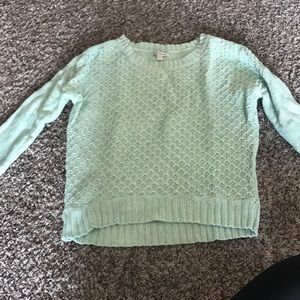 American eagle mint green sweater